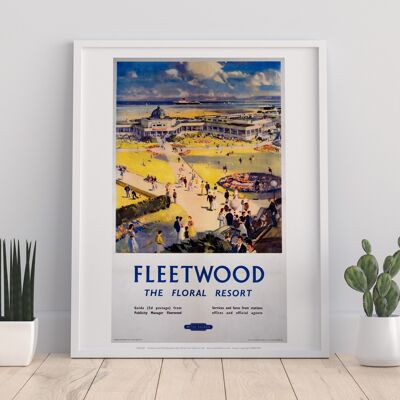 Fleetwood Floral Resort - British Railways - Art Print