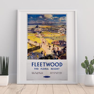 Fleetwood Floral Resort - British Railways - Art Print