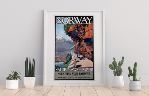 Norway, Natures Wonderland -Norwegian Railways Art Print