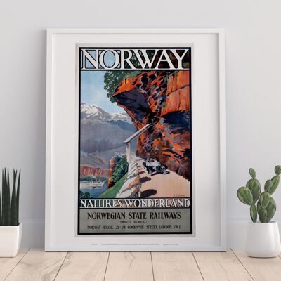 Norway, Natures Wonderland -Norwegian Railways Art Print