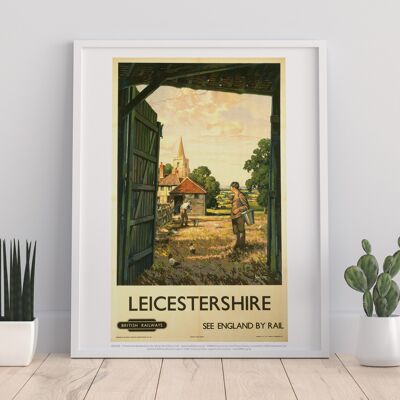 Leicestershire Farm - See England By Rail - Art Print