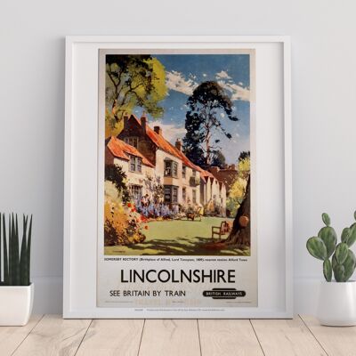 Lincolnshire, Somersby Rectory - 11X14” Premium Art Print