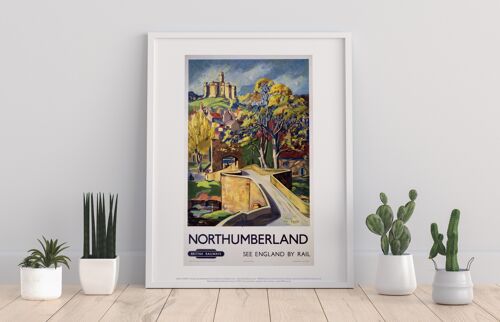 Northumberland - British Railways - 11X14” Premium Art Print
