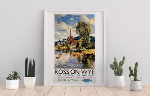 Ross-On-Wye, Gateway Of The Wye - 11X14” Premium Art Print