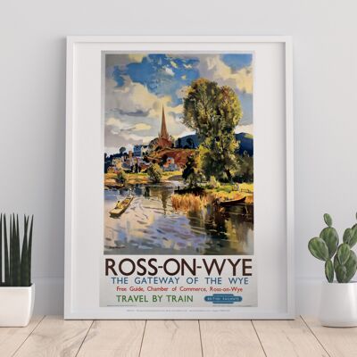 Ross-On-Wye, Gateway Of The Wye - 11X14” Premium Art Print
