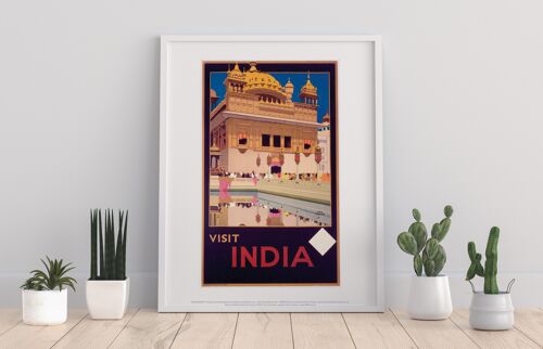 Visit India - 11X14” Premium Art Print