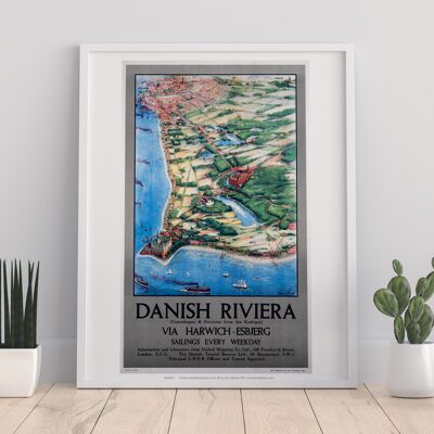 Danish Riviera Via Harwich - 11X14” Premium Art Print