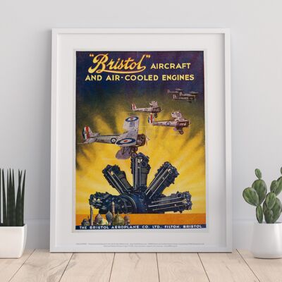 Bristol Aircraft And Air Cooled Engines - Premium Art Print