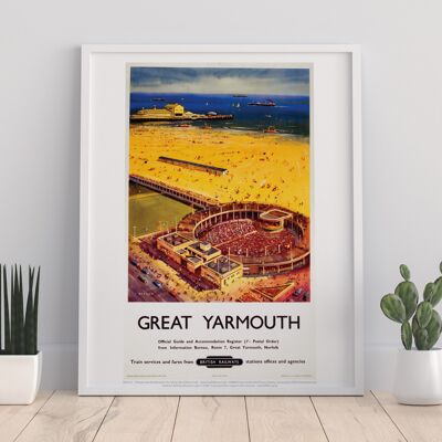 Great Yarmouth - British Railways - 11X14” Premium Art Print