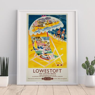 Lowestoft And Oulton Broad - Art Print