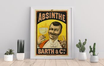 Absinthe Barth et C. - 11X14" Premium Art Print