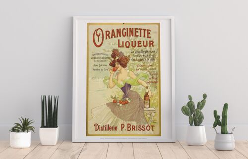 Oranginette Liqueur - 11X14” Premium Art Print