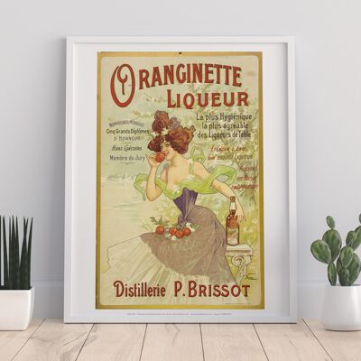Oranginette Liqueur - 11X14” Premium Art Print