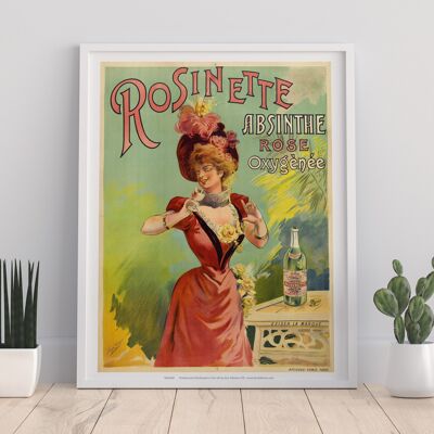 Rosinette, Absinthe Rose Oxygene - 11X14” Premium Art Print