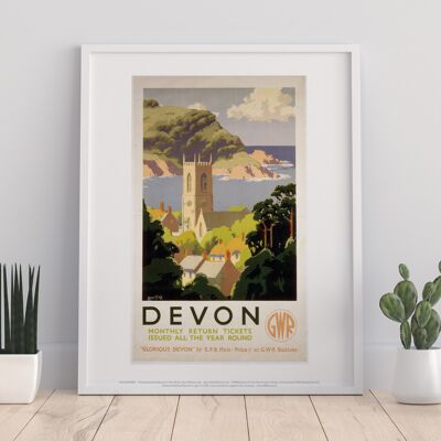 Devon - Glorious Devon Gwr - 11X14” Premium Art Print