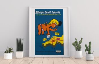 Atlantic Coast Express - À l'ouest de l'Angleterre Impression artistique