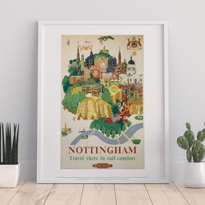 Nottingham British Railways, 1953 - 11X14” Premium Art Print