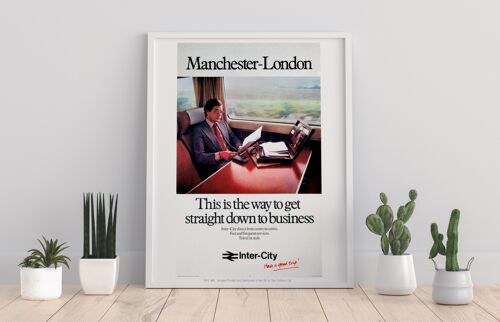 Manchester-London, Railway Art Print