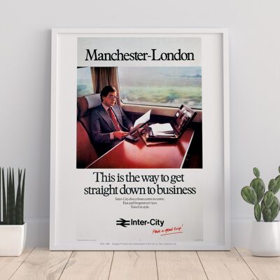 Manchester-London, Railway Art Print