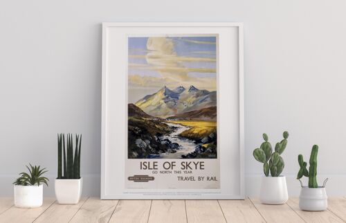 The Isle Of Skye, Scotland - 11X14” Premium Art Print