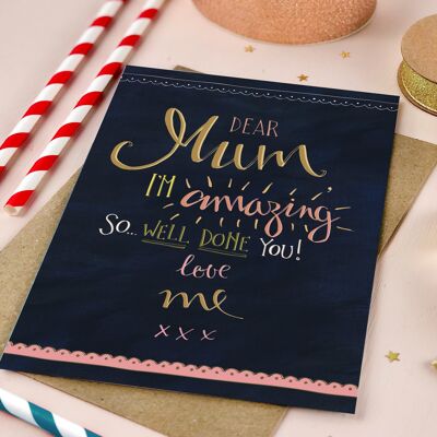 Dear Mum Mother’s Day card