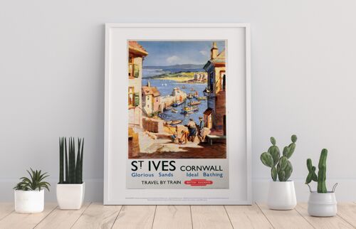 St Ives Cornwall - Glorious Sand And Ideal Bathing Art Print