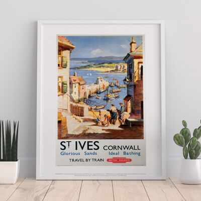 St Ives Cornwall - Glorious Sand And Ideal Bathing Art Print