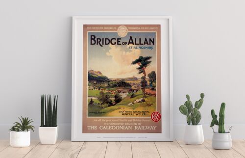 Bridge Of Allan, Stirlingshire, Scotland - 11X14” Art Print