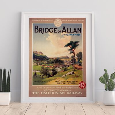 Bridge Of Allan, Stirlingshire, Scotland - 11X14” Art Print