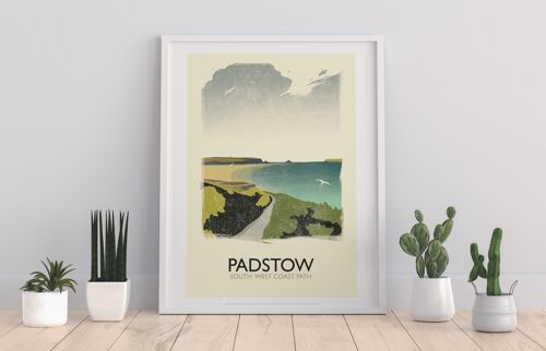 Padstow - South West Coast Path - 11X14” Premium Art Print