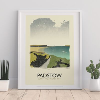 Padstow - South West Coast Path - 11X14” Premium Art Print