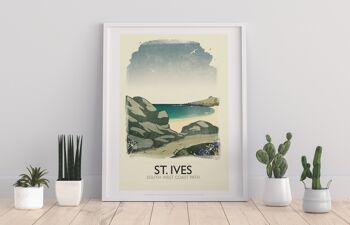 St. Ives - Chemin de la côte sud-ouest - 11X14" Premium Art Print