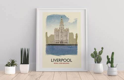 Royal Liver Building- Liverpool - 11X14” Premium Art Print