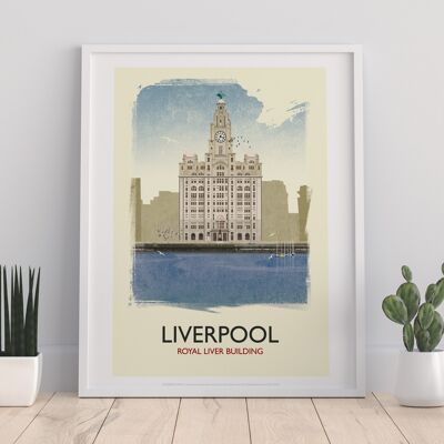 Royal Liver Building- Liverpool - 11X14” Premium Art Print