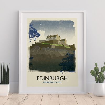Edinburgh Castle- Edinburgh - 11X14” Premium Art Print