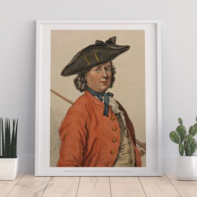 British Admiral/ General- 1500-1800 - Premium Art Print