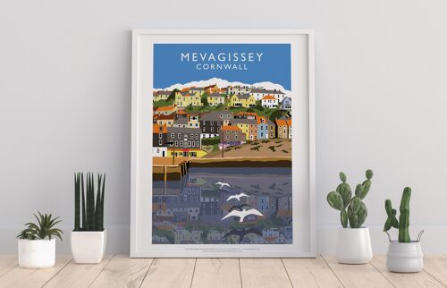 Mevagissey- Cornwall - 11X14” Premium Art Print