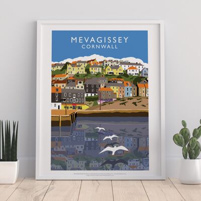Mevagissey- Cornwall - 11X14” Premium Art Print