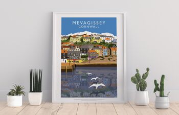 Mevagissey- Cornwall - 11X14" Premium Art Print