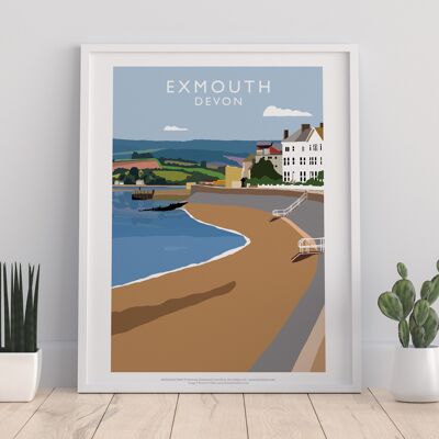 Exmouth, Devon - 11X14” Premium Art Print
