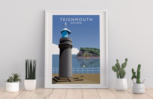 Teignmouth, Devon - 11X14” Premium Art Print