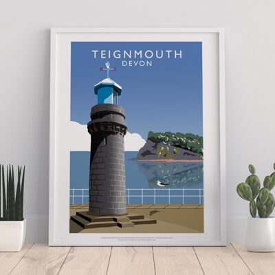 Teignmouth, Devon - 11X14” Premium Art Print