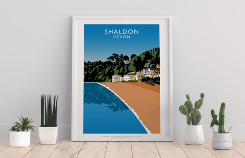 Shaldon, Devon - 11X14” Premium Art Print