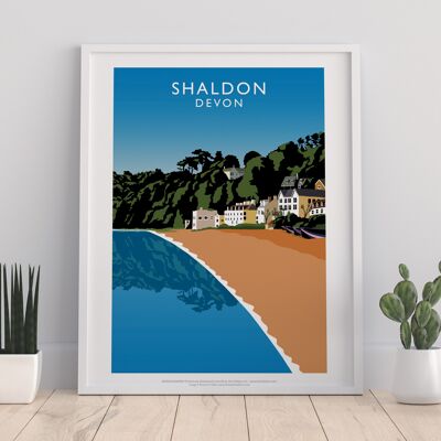 Shaldon, Devon - 11X14” Premium Art Print