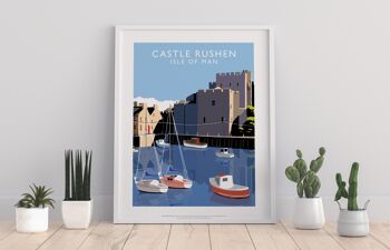 Château Rushen, île de Man - 11X14" Premium Art Print