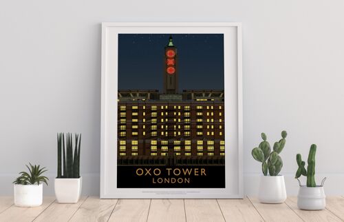 Oxo Tower, London - 11X14” Premium Art Print