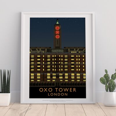 Oxo Tower, London - 11X14” Premium Art Print
