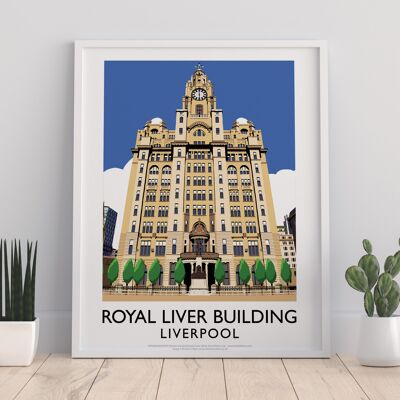 Royal Liver Building- Liverpool 2 - 11X14” Premium Art Print