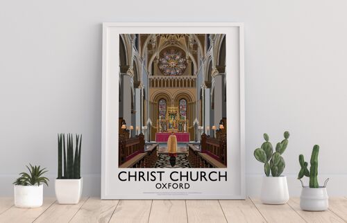 Christ Church, Oxford - 11X14” Premium Art Print