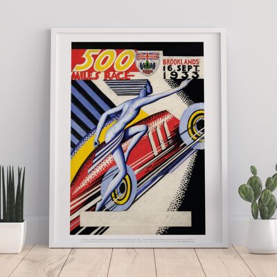 500 Miles Race Programme- 1933 - 11X14” Premium Art Print